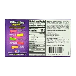 Snacks Mike & Ike Thrill Ride Mix Theatre Pack 4.25oz Box of 12