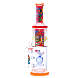 Glass Bong Cheech Glass Space Mission 11"