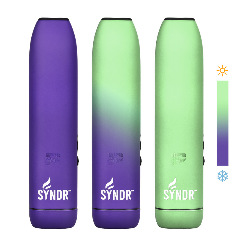 Image for Flower Vaporizer Pulsar SYNDR Dry Herb Vaporizer  Thermo Series 880mAh Assorted Colors Box of 4