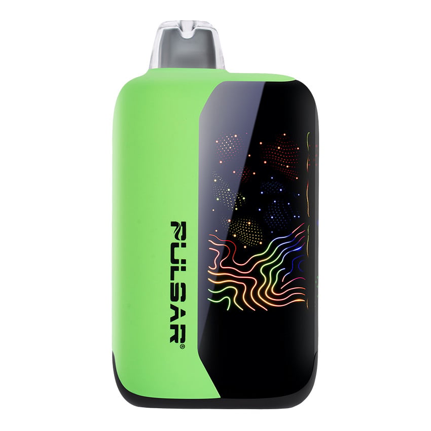 Image for 510 Battery Pulsar DL 6.0 Curved LCD Screen  Vape Bar Solid Color Series 1000mAh Assorted Colors Box of 8