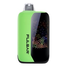 510 Battery Pulsar DL 6.0 Curved LCD Screen  Vape Bar Solid Color Series 1000mAh Assorted Colors Box of 8