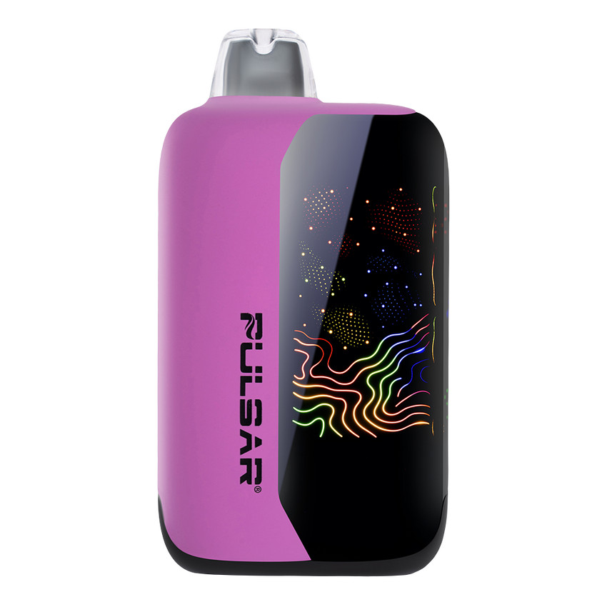 Image for 510 Battery Pulsar DL 6.0 Curved LCD Screen  Vape Bar Solid Color Series 1000mAh Assorted Colors Box of 8
