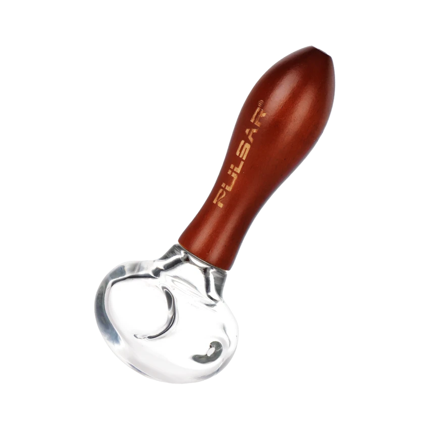 Image for Glass Pipe Pulsar Wood on Glass 5.2" Box of 6