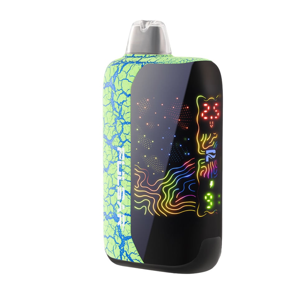 Image for 510 Battery Pulsar DL 6.0 Curved LCD Screen Vape Bar 1000mAh Assorted Colors Box of 8