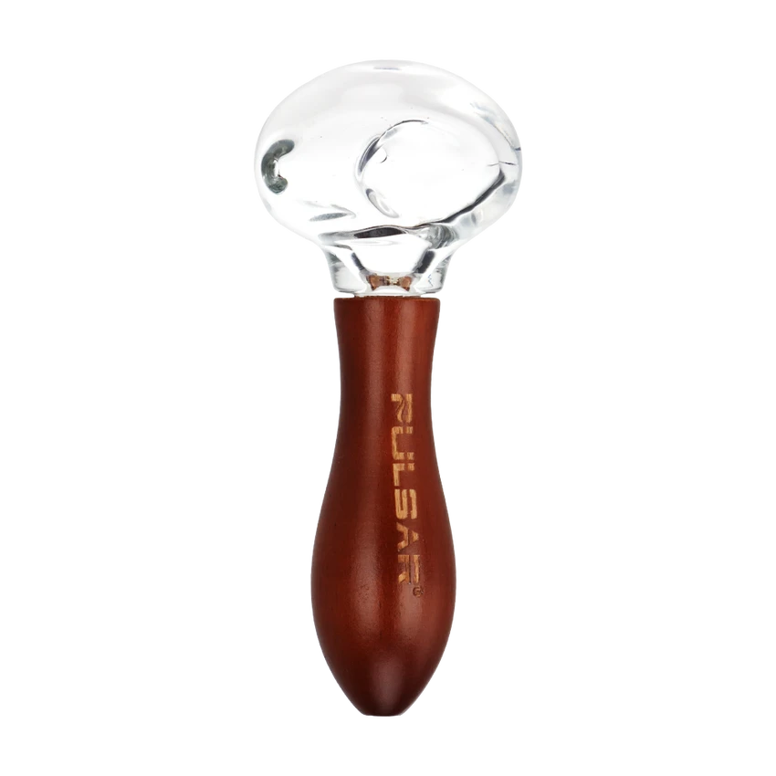 Image for Glass Pipe Pulsar Wood on Glass 5.2" Box of 6