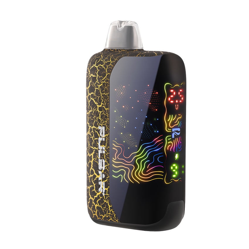 Image for 510 Battery Pulsar DL 6.0 Curved LCD Screen Vape Bar 1000mAh Assorted Colors Box of 8