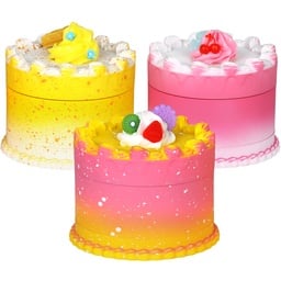 Metal Grinder SeshGear Zinc & Resin Cake -  3pc  2.7" Assorted Designs Box of 6