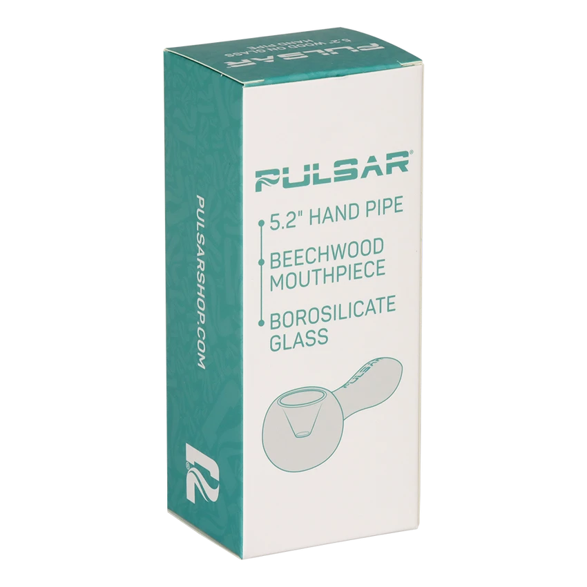 Image for Glass Pipe Pulsar Wood on Glass 5.2" Box of 6