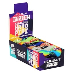 Silicone Pipe Pulsar RIP Series 3.75" Assorted Colors Box of 12