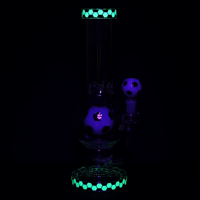 Image for Glass Bong Pulsar Soccer Celebration Bubble Base 12.6" 14mm F