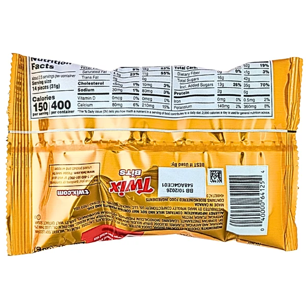 Image for Snacks Twix Bits Share Size 2.83oz Box of 12