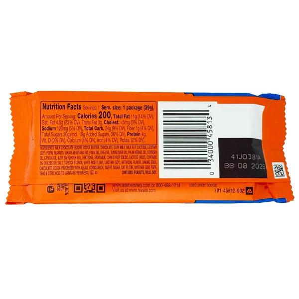 Image for Snacks Reese's Oreo Peanut Butter Cups 1.4oz Box of 24