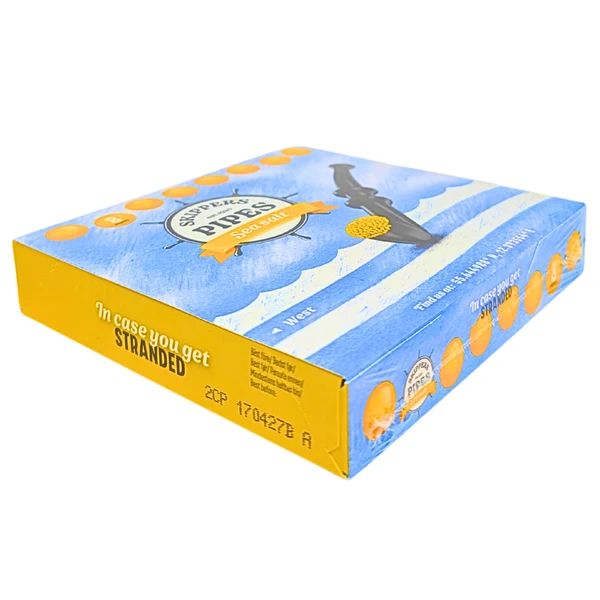 Image for Snacks Malaco Skipper's Pipes Sea Salt 8 Pieces 136g