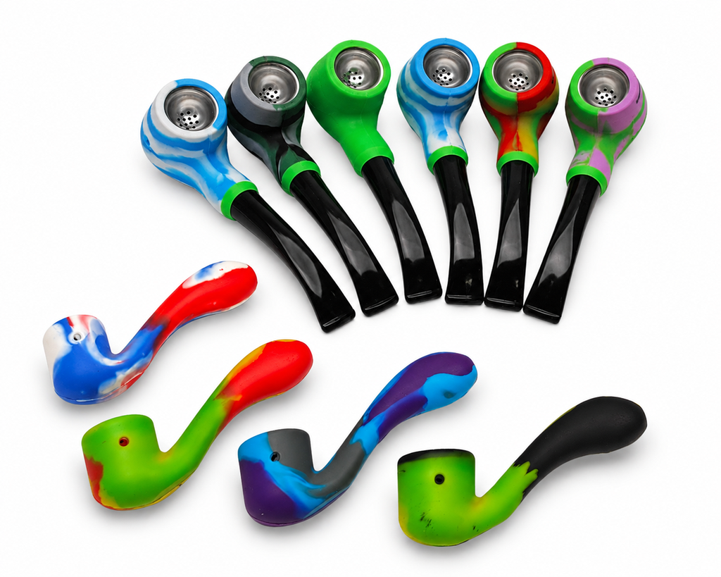 Image for Silicone Pipe Unbranded Sherlock Assorted Styles and Designs