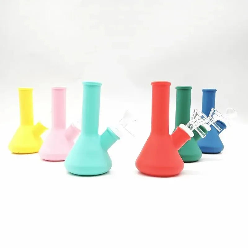 Image for Silicone Bong Unbranded 5" Assorted Designs