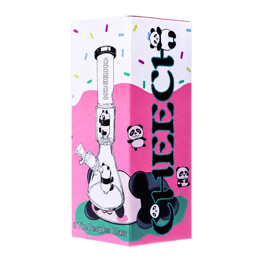 Image for Glass Bong Cheech Glass 7mm Panda Party 14"