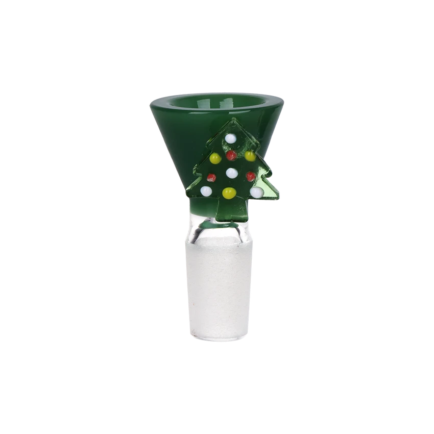 Image for Glass Bowl Unbranded Christmas Decorated 14mm Assorted Designs Box of 5