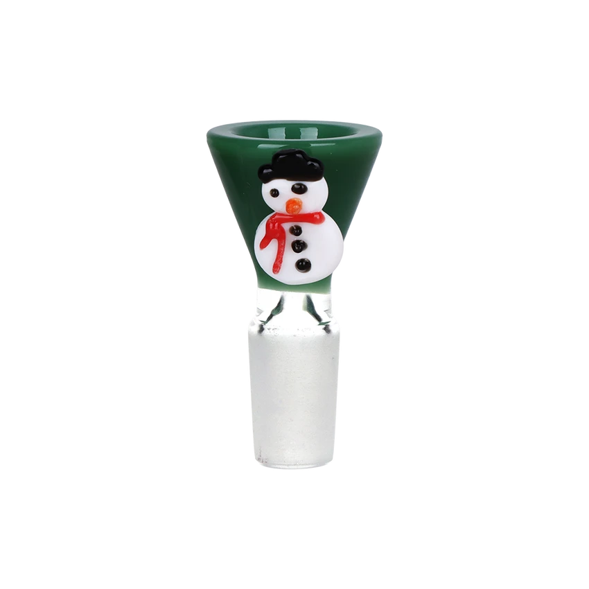 Image for Glass Bowl Unbranded Christmas Decorated 14mm Assorted Designs Box of 5