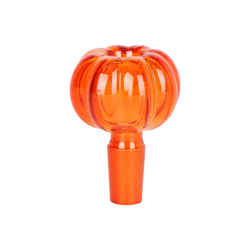 Image for Glass Bong Pulsar 14mm Pumpkin Shaped 7"