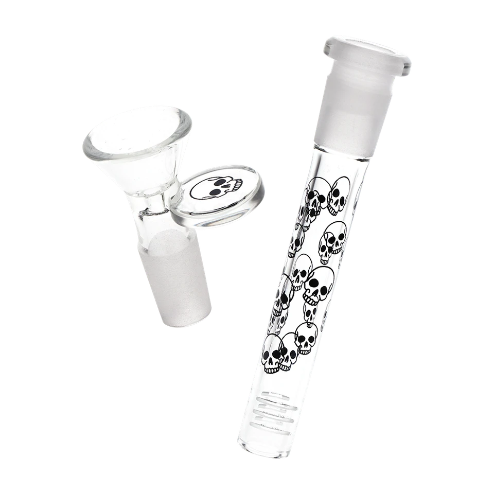 Image for Glass Bong Pulsar Skeleton Drummer Beaker 10"