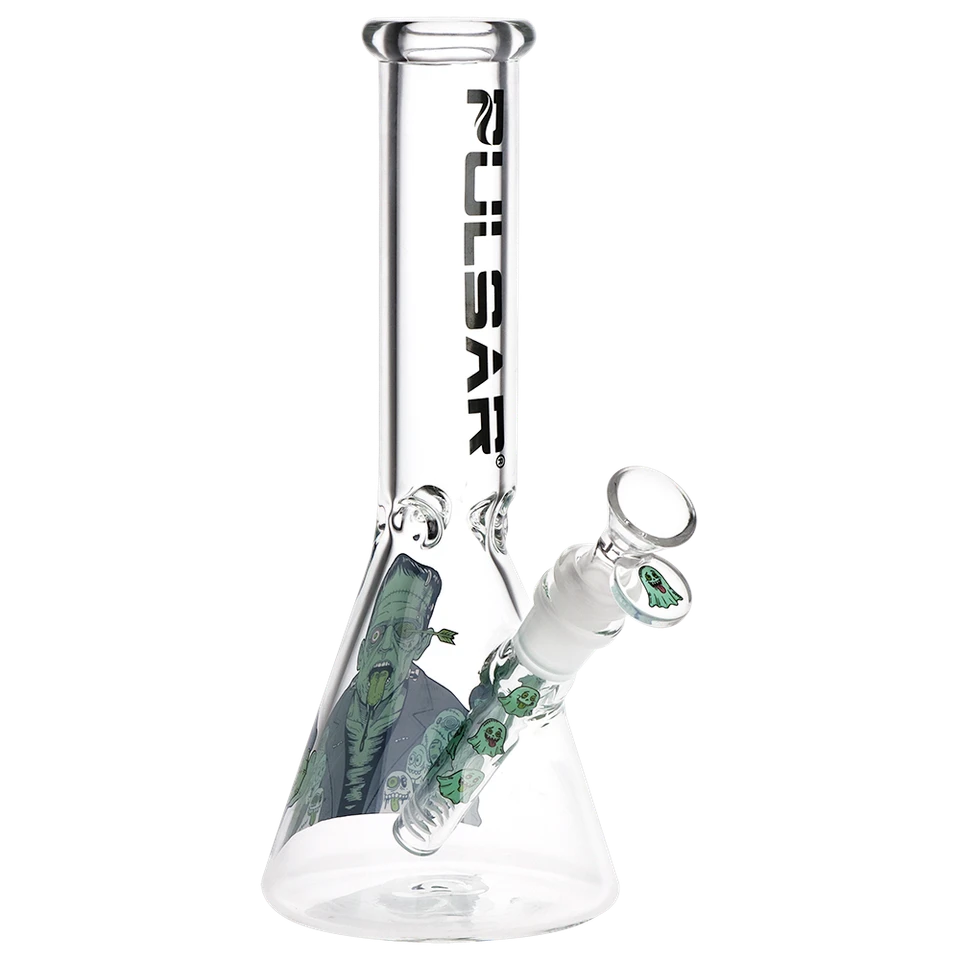 Image for Glass Bong Pulsar FrankenGhoul Beaker 10"