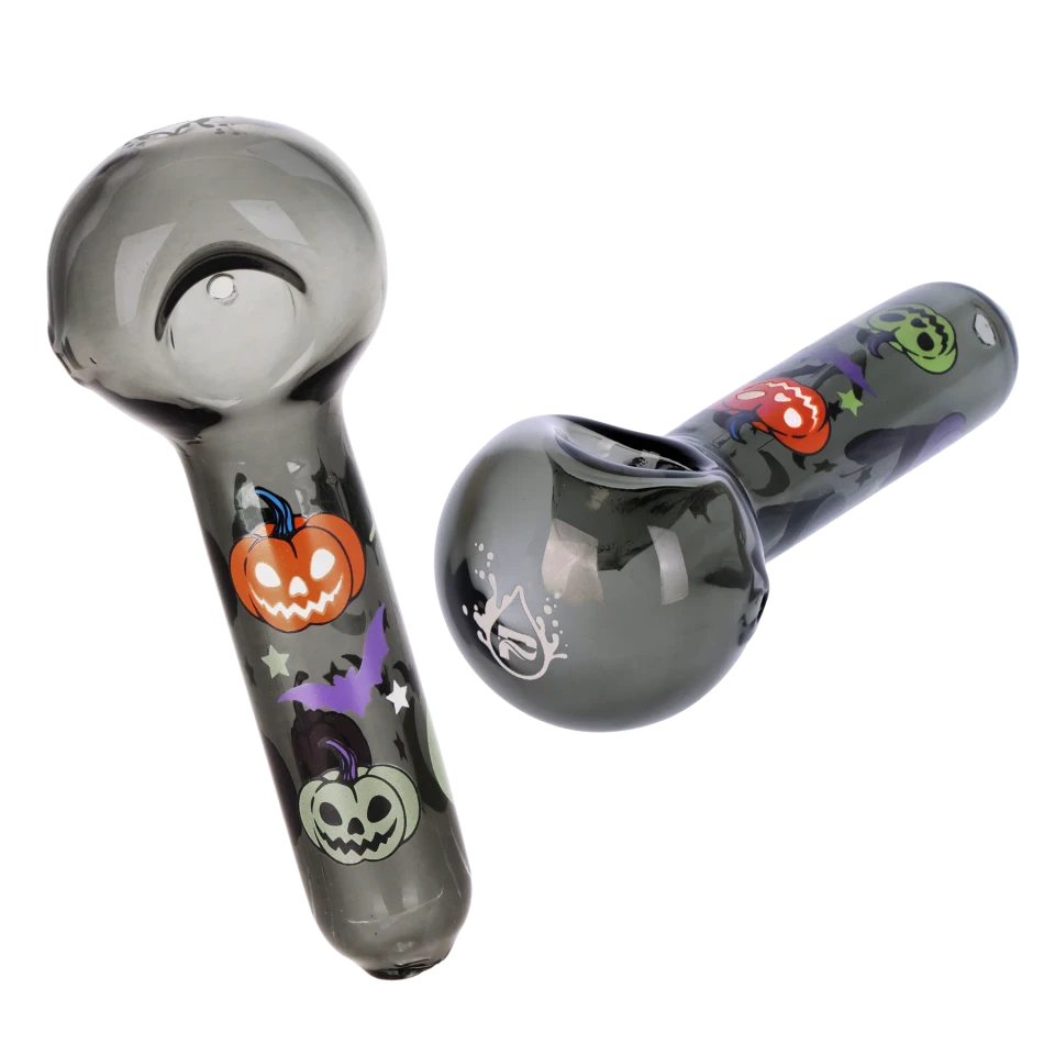 Image for Glass Bong Pulsar Halloween Party Glow Smoking Kit 10"