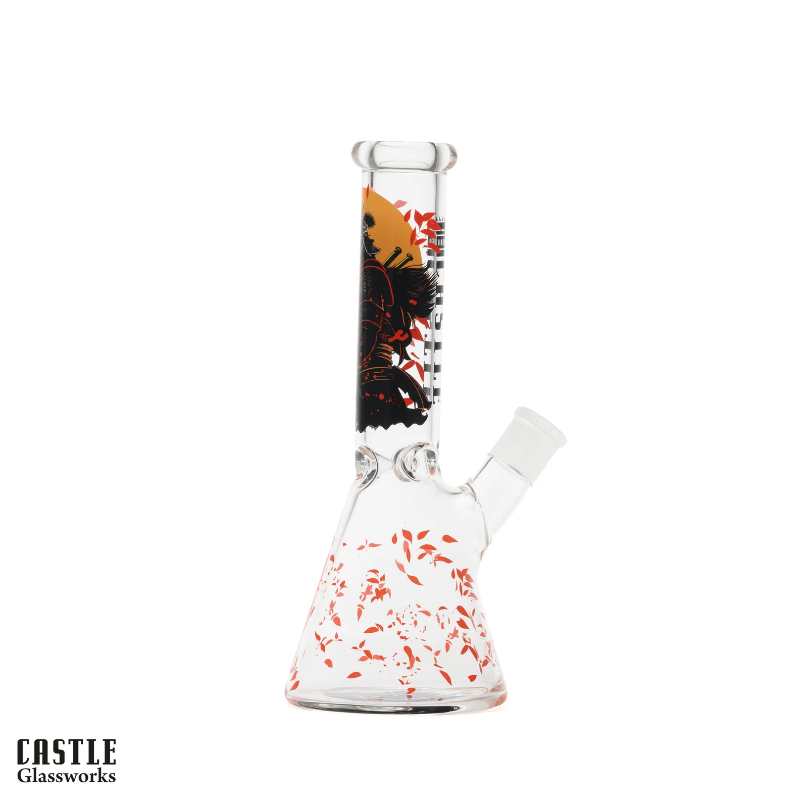 Image for Glass Bong Castle Glass Bushi Beaker 10"