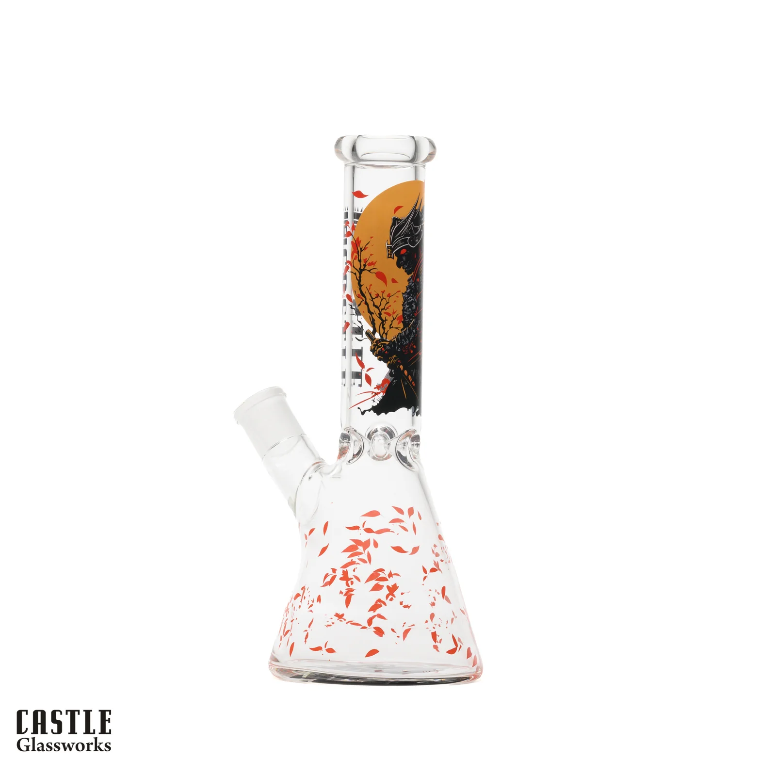 Image for Glass Bong Castle Glass Bushi Beaker 10"