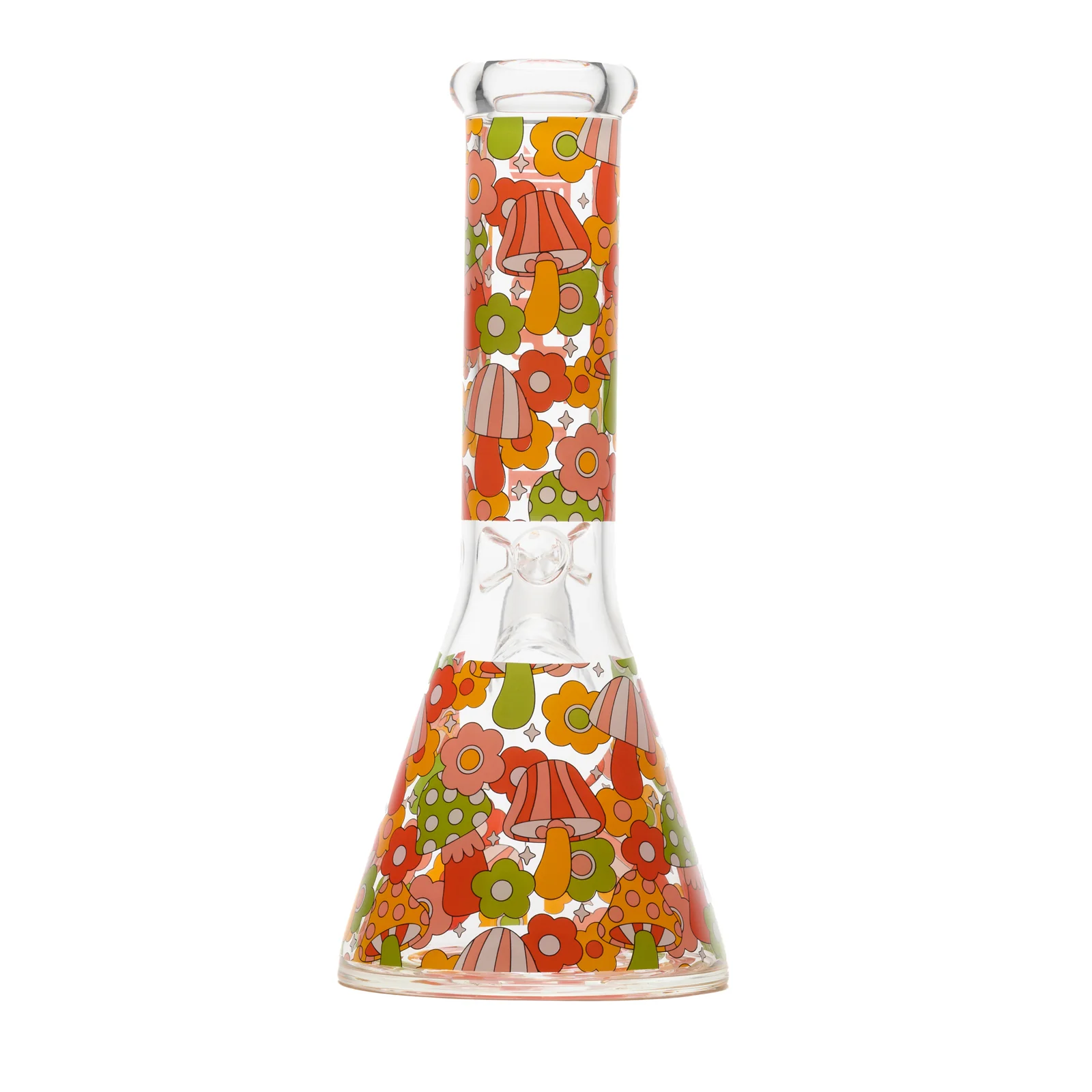 Image for Glass Bong Castle Glass Flower Vibes 5mm 12"