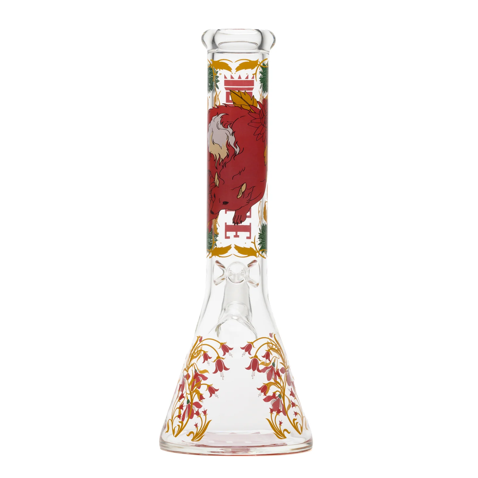 Image for Glass Bong Castle Glass Vixen Beaker 5mm 14"