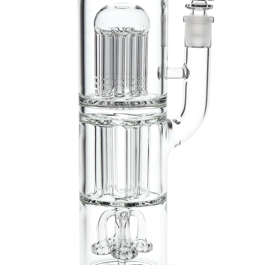 Image for Glass Bong Pulsar Triple Chamber Chugger 14"