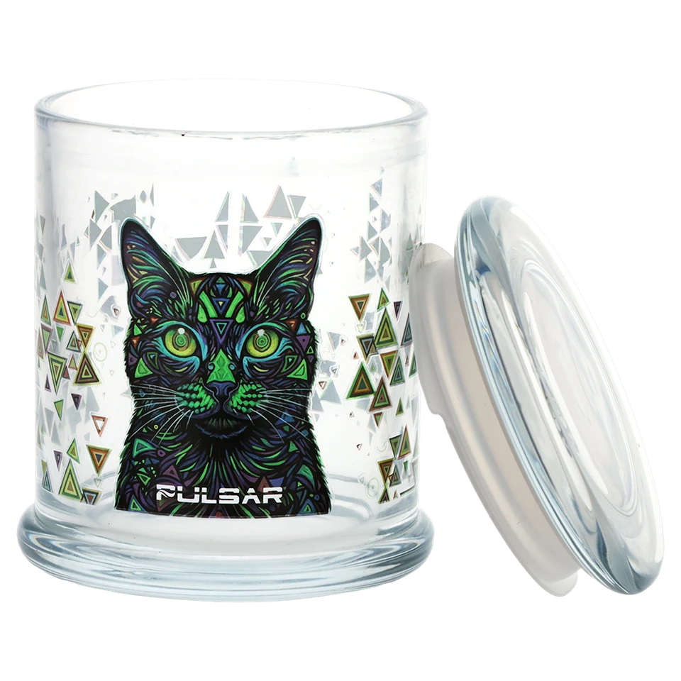 Image for Storage Pulsar Pop Top Glass Jar Catatonic Large