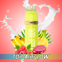 *FED* Mr Fog Max Air Disposable Vape Banana Raspberry Dragonfruit 2500 Puffs Box Of 10