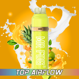 *FED* Mr Fog Max Air Disposable Vape Banana Tropical Whip 2500 Puffs Box Of 10