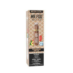 *FED* Mr Fog Max Air Disposable Vape Kiwi Watermelon Ice 2500 Puffs Box Of 10