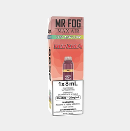 *FED* Mr Fog Max Air Disposable Vape Red Kola 2500 Puffs Box Of 10