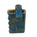 Blue Gripped Dugout