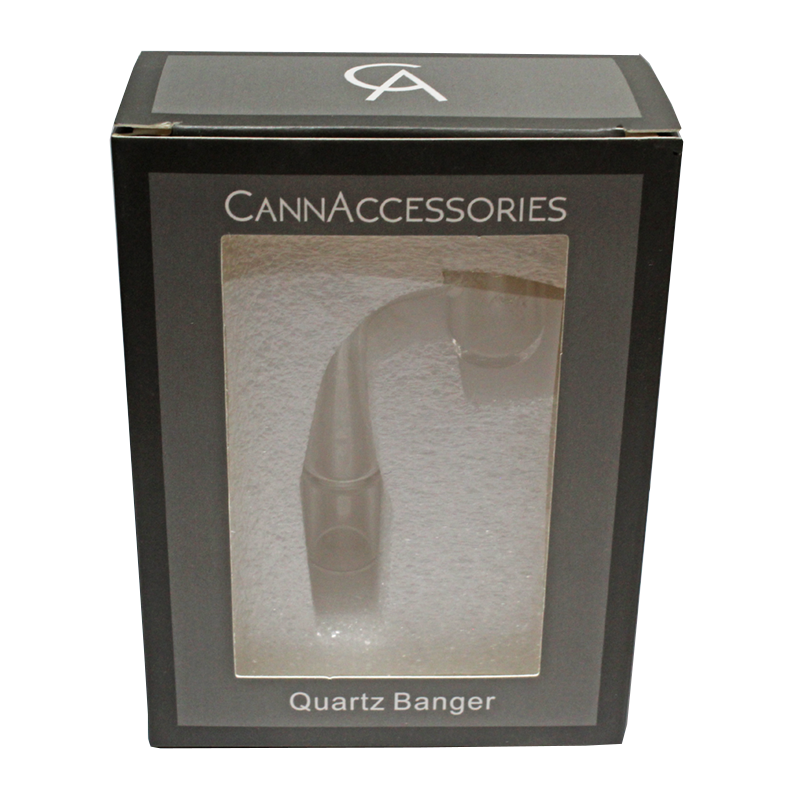 Glass Concentrate Accessory Cannacessories Quartz Banger 5MIL 10mm Female 90 Degree