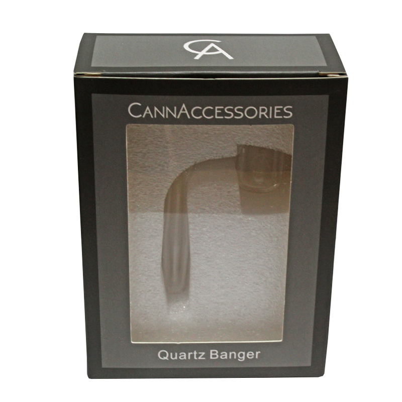 Glass Concentrate Accessory Cannacessories Quartz Banger 5MIL 10mm Male 90 Degree