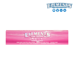 Rolling Papers Elements Pink Classic King Size Wide Box of 50
