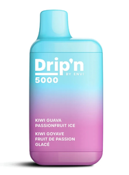 *FED* Envi Drip'n Disposable Vape 5000 Puff Kiwi Guava Passionfruit Box Of 6