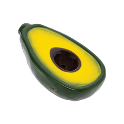 Ceramic Pipe Wacky Bowlz Avocado 3.75"