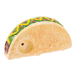 Ceramic Pipe Wacky Bowlz Taco 3.75"