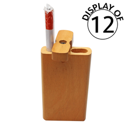 Dugout Genuine Pipe Co Light Teak Plain - Large - Display/12