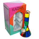 Glass Bong Karma 9" Beaker Stitched Up Design
