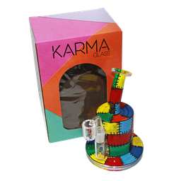 Glass Dab Rig Karma 6" Patches Design Inline