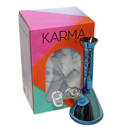 Glass Dab Rig Karma 7" Metallic Sandblasted Beaker