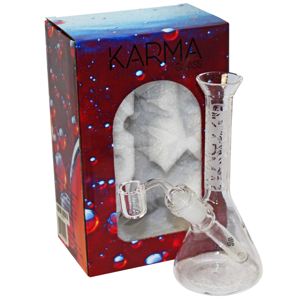 Glass Dab Rig Karma 7" Sandblasted Beaker