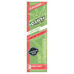 Hemp Wrap Kush Kiwi Strawberry Box of 25