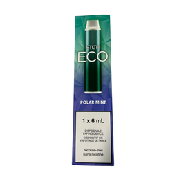 *MB* Disposable Vape STLTH ECO Polar Mint (0mg) Box of 6